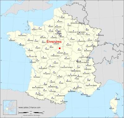 Carte de Ennordres