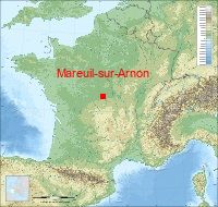 localisation mairie de Mareuil-sur-Arnon