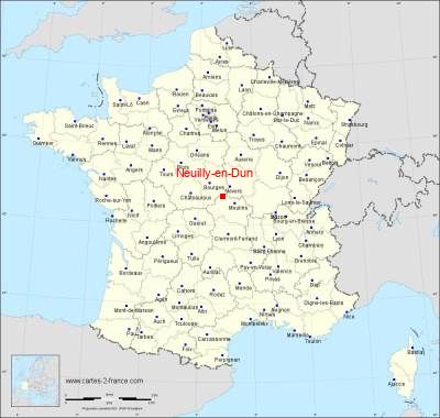 Carte de Neuilly-en-Dun