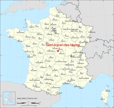 Carte de Saint-Aignan-des-Noyers