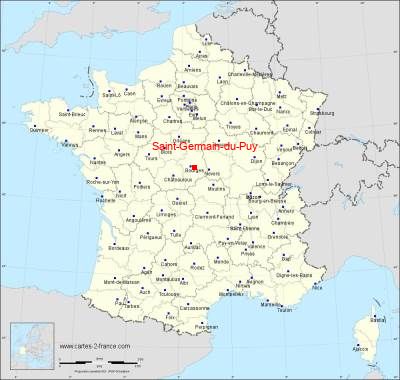 Carte de Saint-Germain-du-Puy