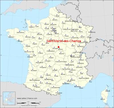 Carte de Saint-Martin-des-Champs