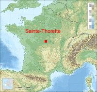 localisation mairie de Sainte-Thorette