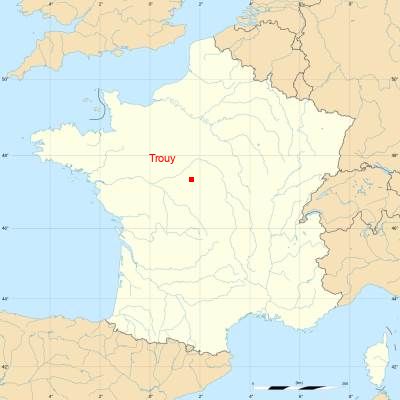 Fond de carte avec Trouy