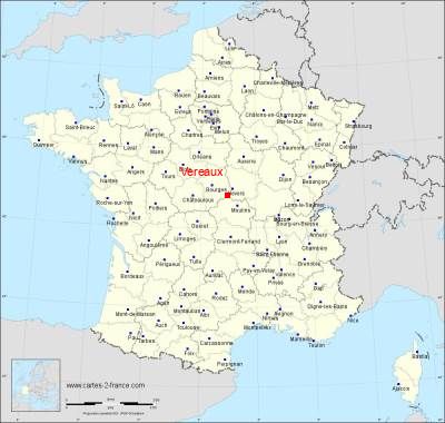 Carte de Vereaux