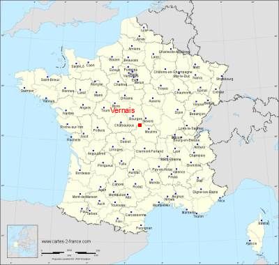 Carte de Vernais