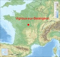 localisation mairie de Vignoux-sur-Barangeon