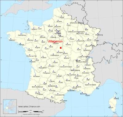 Carte de Villegenon
