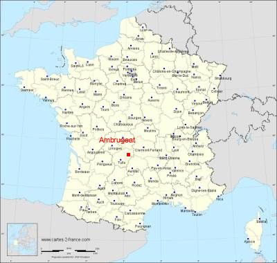 Carte de Ambrugeat