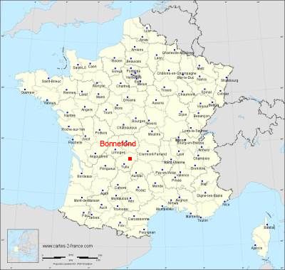 Carte de Bonnefond