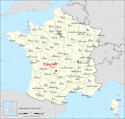 Carte de Chaumeil