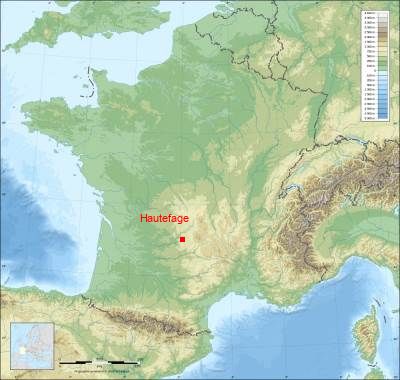 Carte de Hautefage