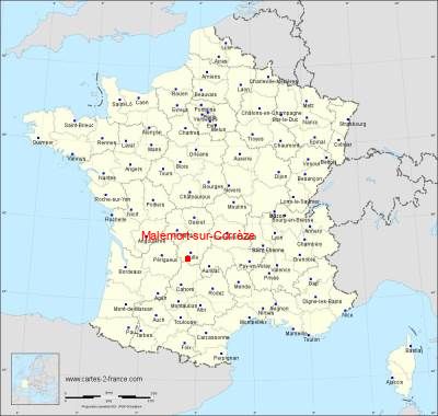 Carte de Malemort-sur-Corrèze