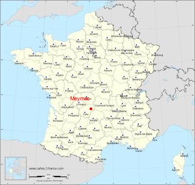 Carte de Meymac