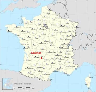 Carte de Noailhac