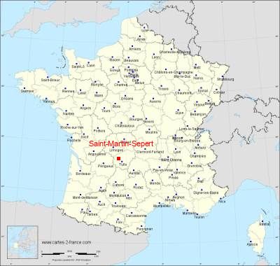 Carte de Saint-Martin-Sepert