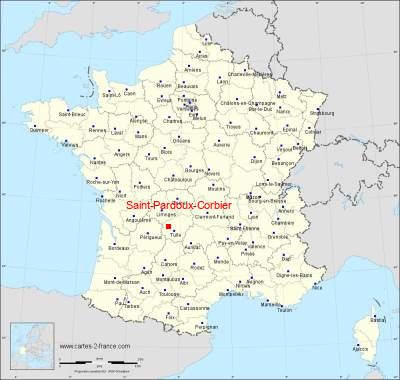Carte de Saint-Pardoux-Corbier