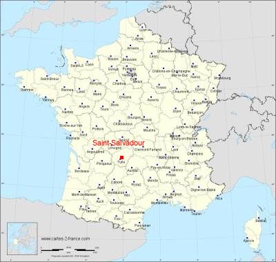 Carte de Saint-Salvadour