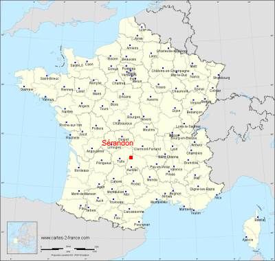 Carte de Sérandon