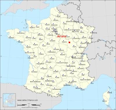 Carte de Arrans