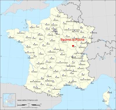 Carte de Baulme-la-Roche