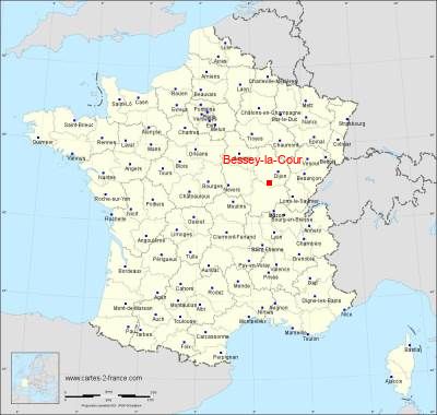 Carte de Bessey-la-Cour