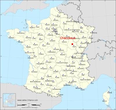 Carte de Chanceaux