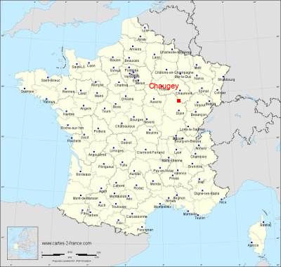 Carte de Chaugey