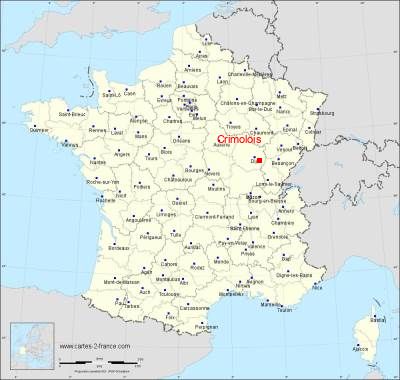 Carte de Crimolois