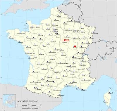 Carte de Daix