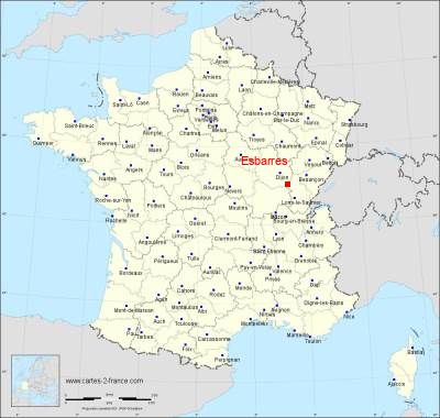 Carte de Esbarres