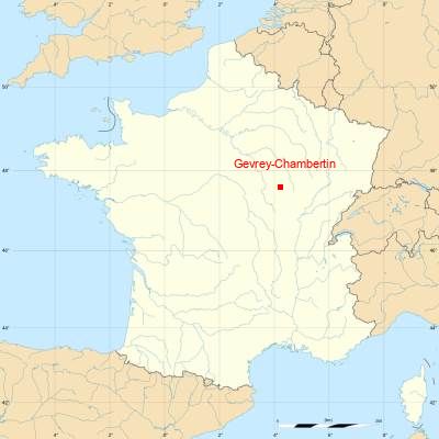 Fond de carte avec Gevrey-Chambertin