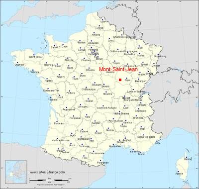 Carte de Mont-Saint-Jean
