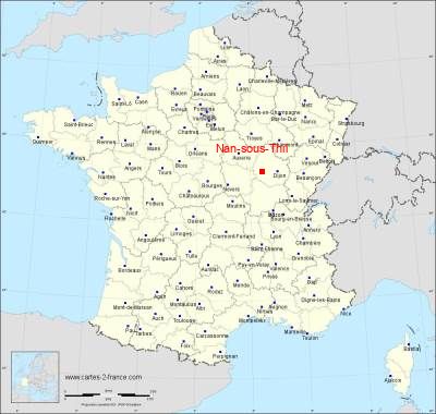 Carte de Nan-sous-Thil
