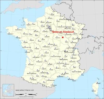 Carte de Nesle-et-Massoult
