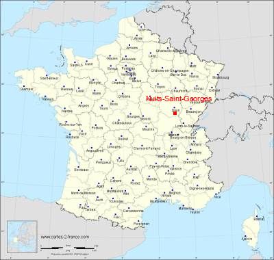 Carte de Nuits-Saint-Georges