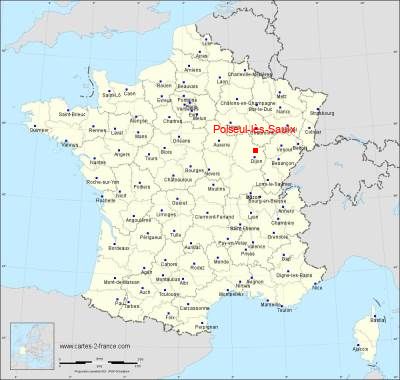 Carte de Poiseul-lès-Saulx