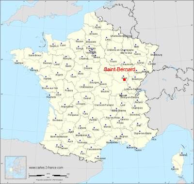 Carte de Saint-Bernard