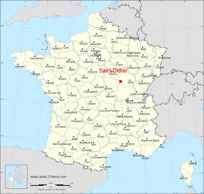 Carte de Saint-Didier