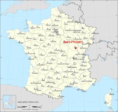 Carte de Saint-Philibert