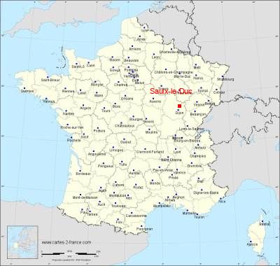 Carte de Saulx-le-Duc