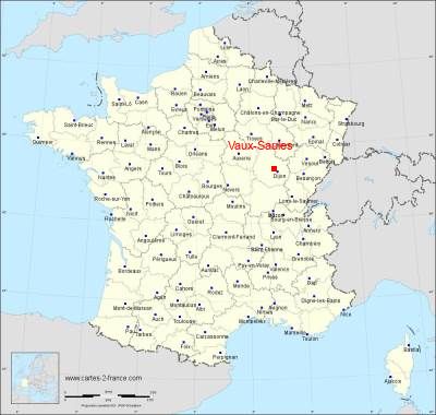 Carte de Vaux-Saules