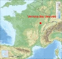 localisation mairie de Vernois-lès-Vesvres