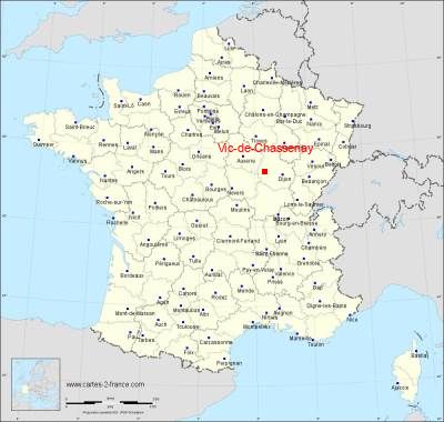Carte de Vic-de-Chassenay