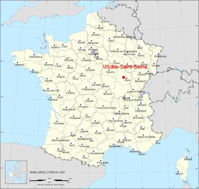 Carte de Villotte-Saint-Seine