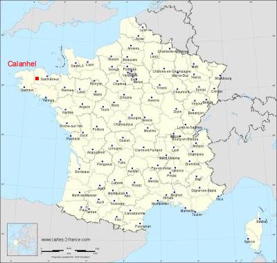 Carte de Calanhel