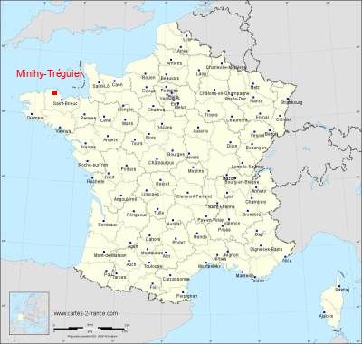 Carte de Minihy-Tréguier