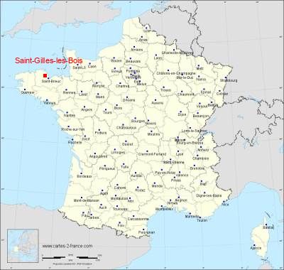 Carte de Saint-Gilles-les-Bois