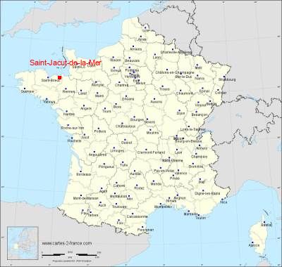 Carte de Saint-Jacut-de-la-Mer
