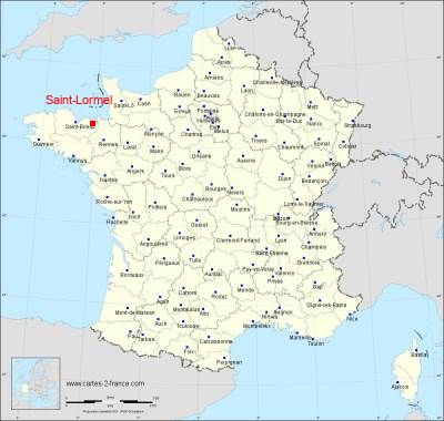 Carte de Saint-Lormel